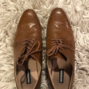 Brown Mens Madden Lace Up Dress Shoes Sz 13